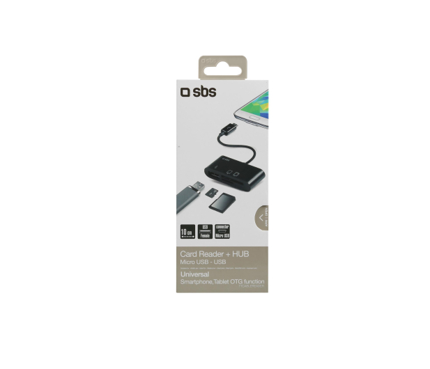 SBS Adapter microUSB - microSD Czarny - 1436425 - zdjęcie 2